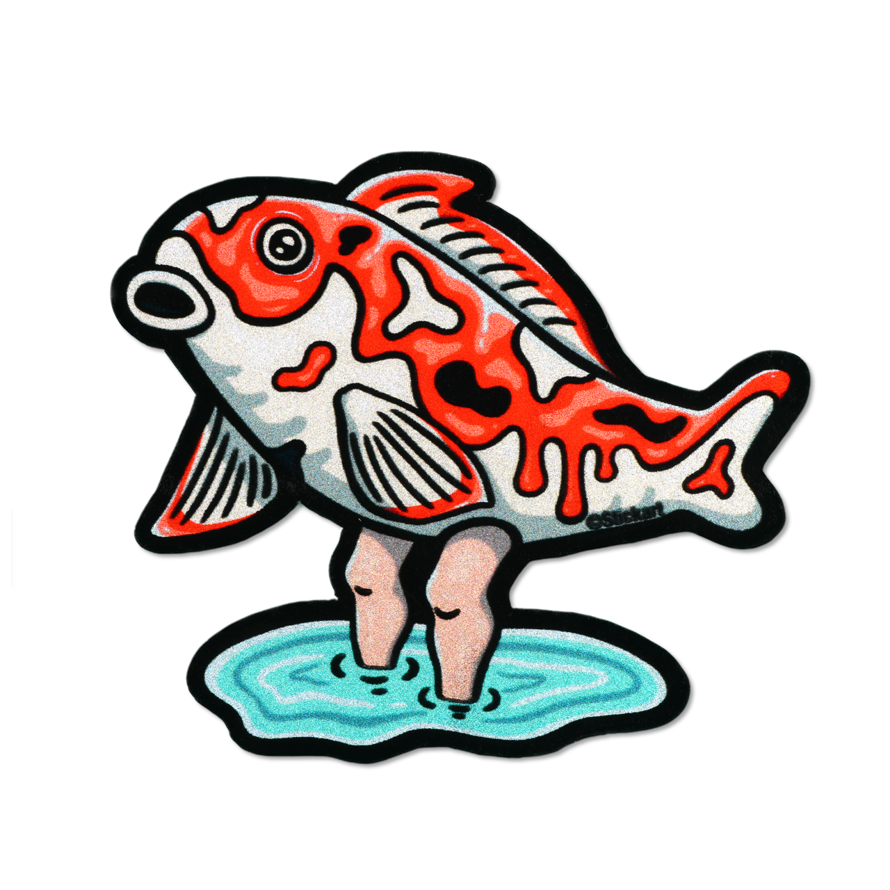 Standing-Fish-Koi-A_ALPHA Large