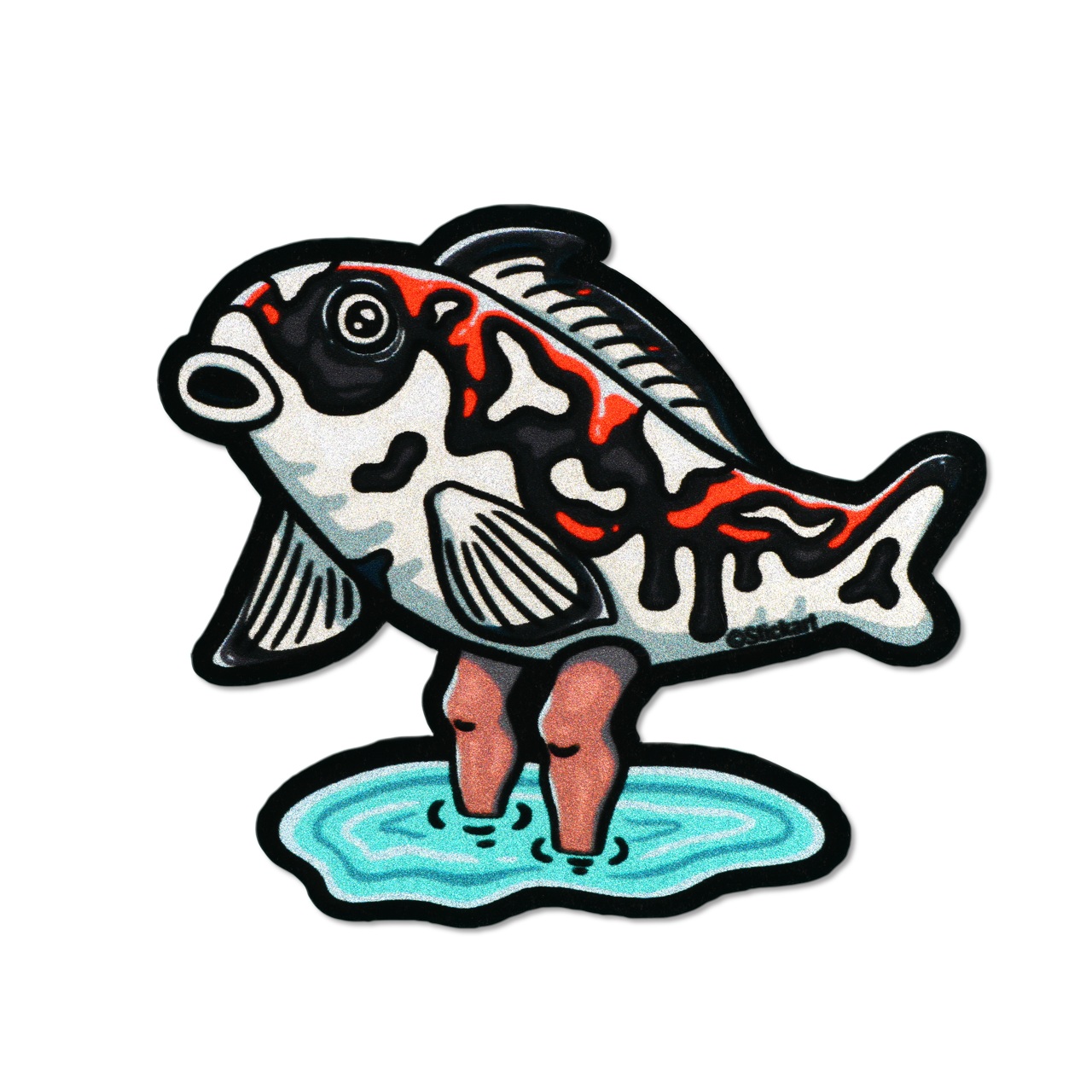 Standing-Fish-Koi-B_ALPHA Large