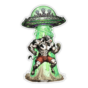牛とＵＦＯ・搬送困難 （グリーン）