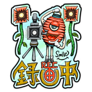 提灯ラントン 録画中(ライトブルー)