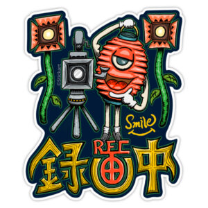 提灯ラントン 録画中(ネイビー)